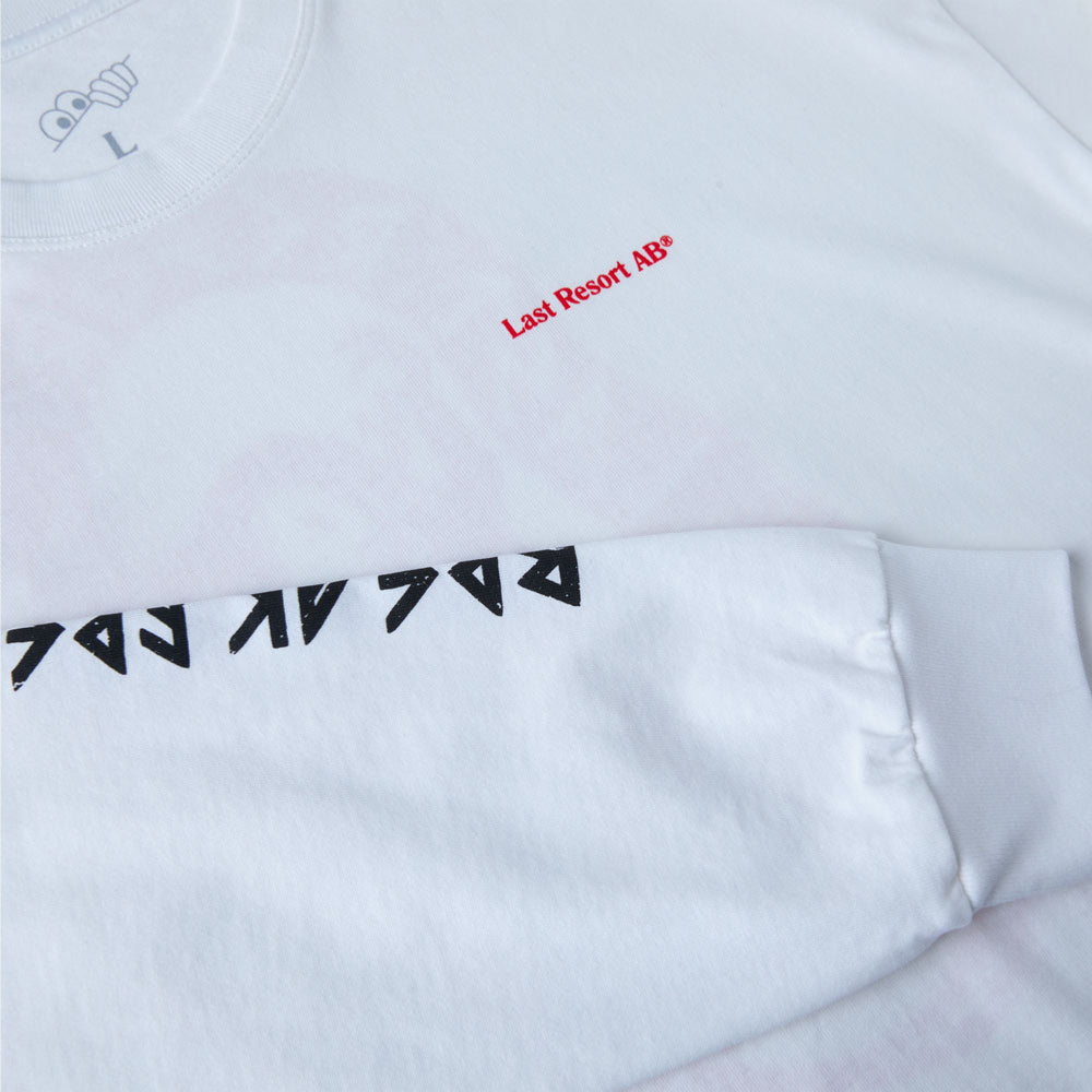 LAST RESORT AB - DRAGON LS TEE - White