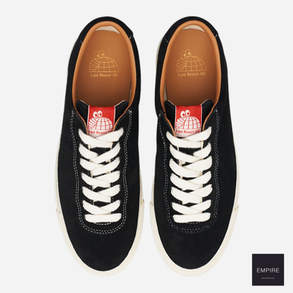 LAST RESORT AB - VM001 SUEDE LO BLACK WHITE