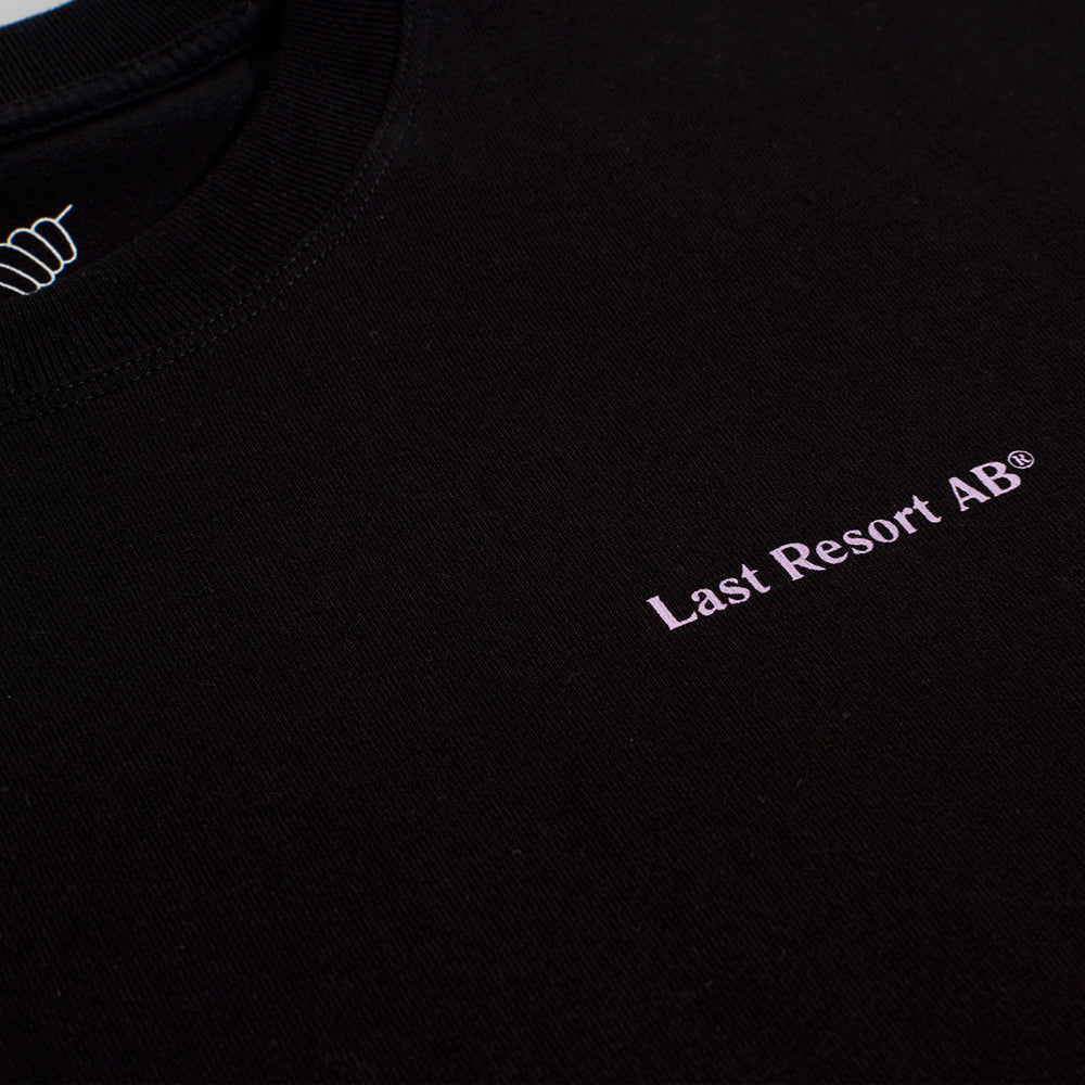 LAST RESORT AB - ATLAS MONOGRAM TEE - Black Lilac