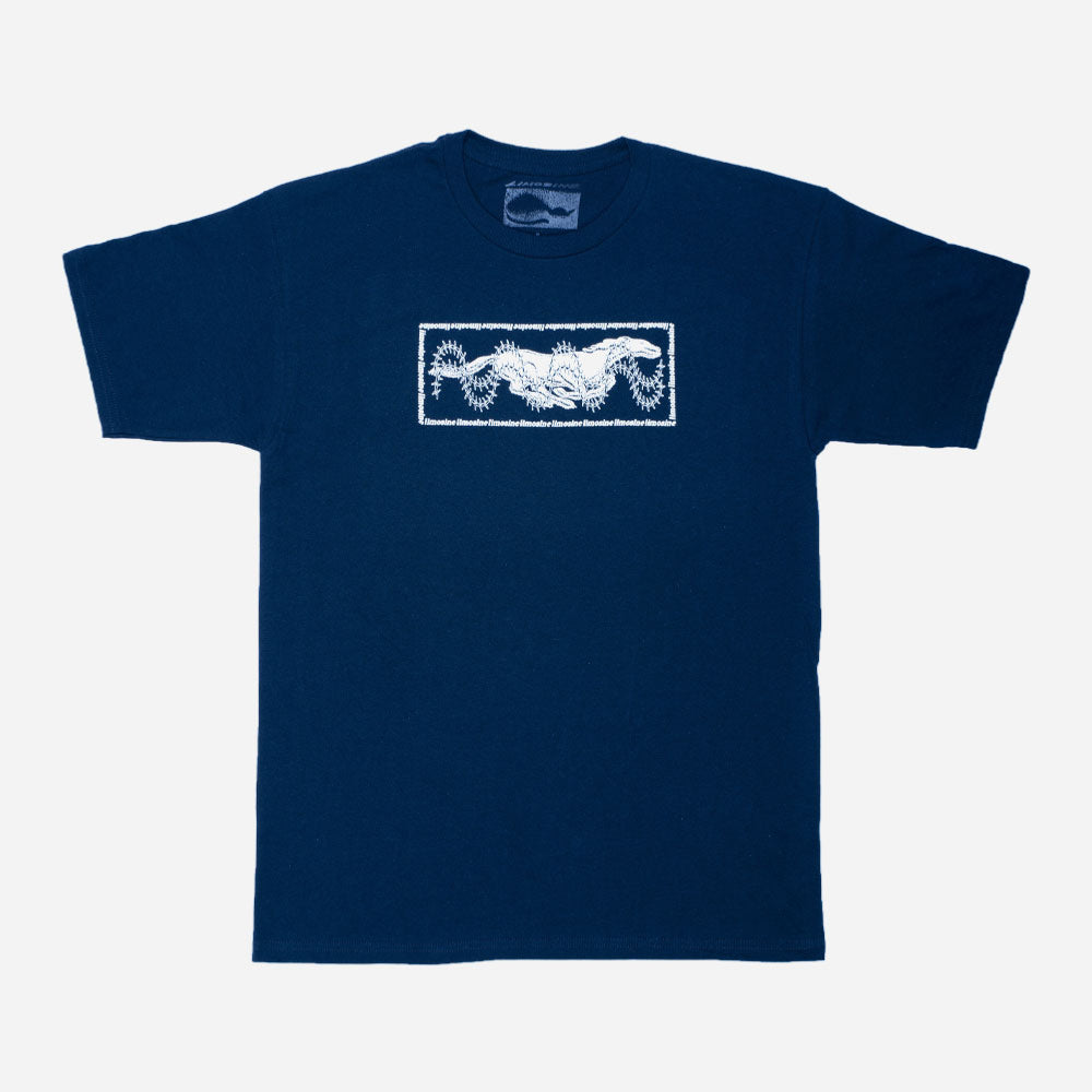 LIMOSINE SKATEBOARDS - EXODUS TEE - Navy