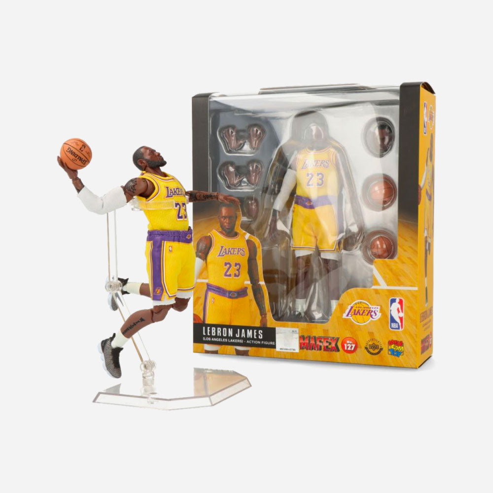 MEDICOM TOY x NBA x MAFEX LEBRON JAMES LOS ANGELES LAKERS