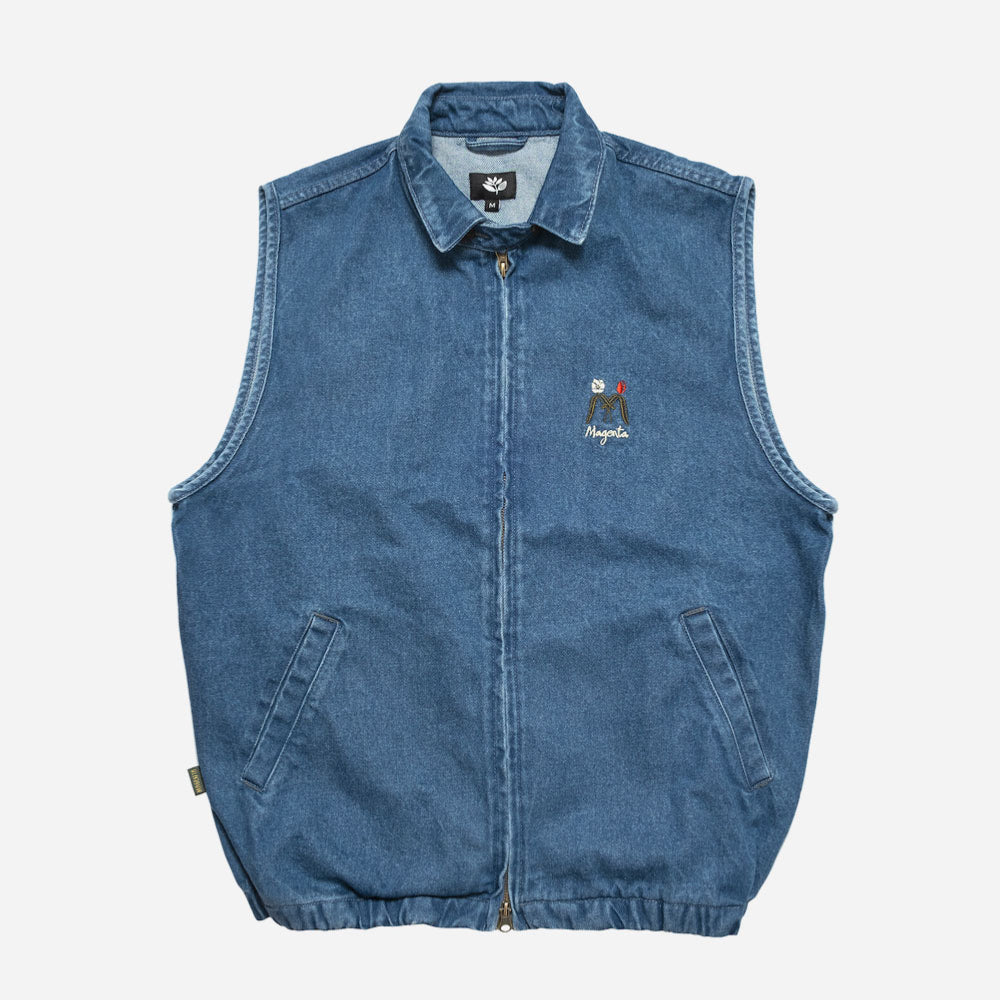 MAGENTA - LOVER VEST - LIGHT BLUE