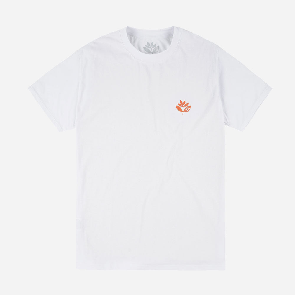 MAGENTA - VELVET PLANT TEE - PETROL BLUE