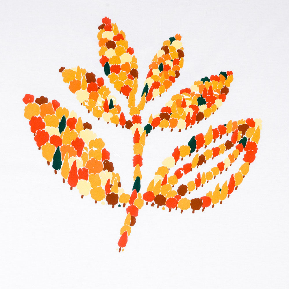 MAGENTA - VELVET PLANT TEE - PETROL BLUE