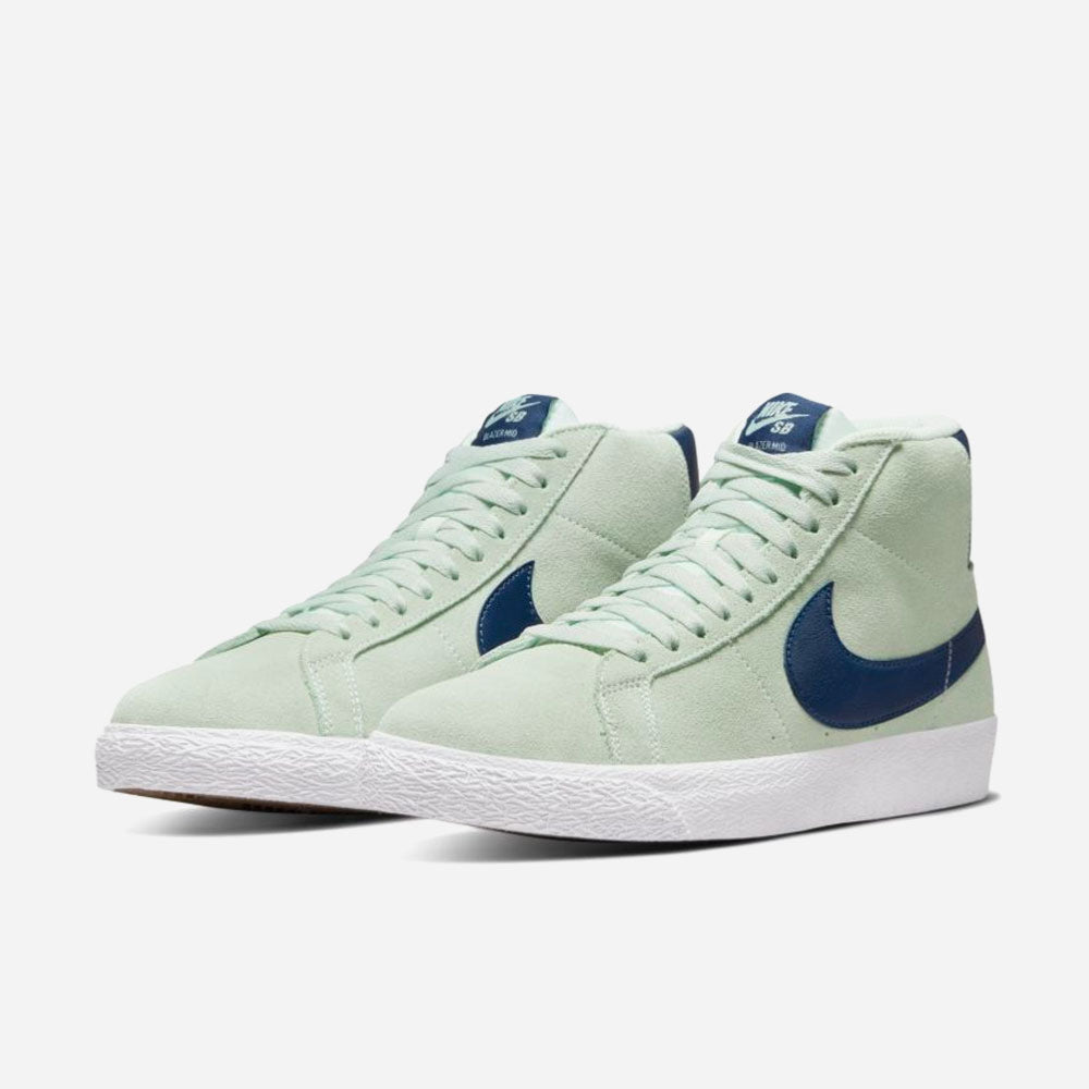 NIKE SB - BLAZER MID - BARELY GREEN NAVY BARELY GREEN WHITE