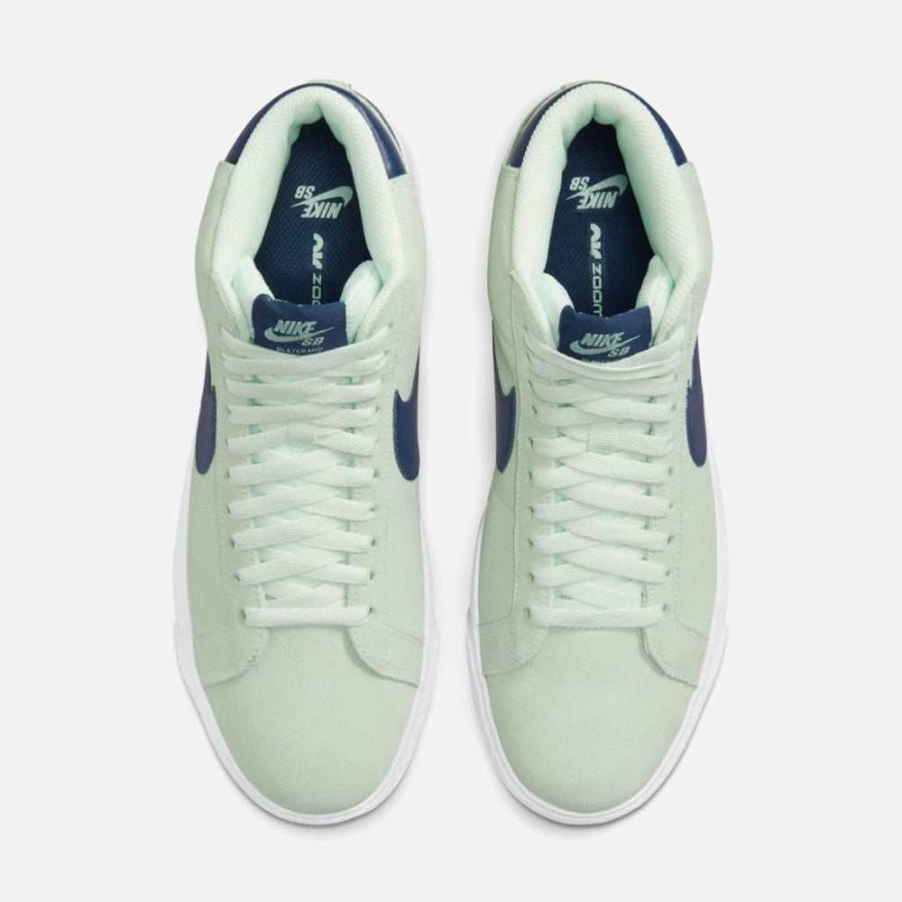 NIKE SB - BLAZER MID - BARELY GREEN NAVY BARELY GREEN WHITE