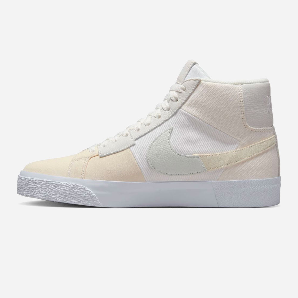NIKE SB - ZOOM BLAZER MID PREMIUM "UNDYED" - WHITE-WHITE-WHITE-SUMMIT WHITE