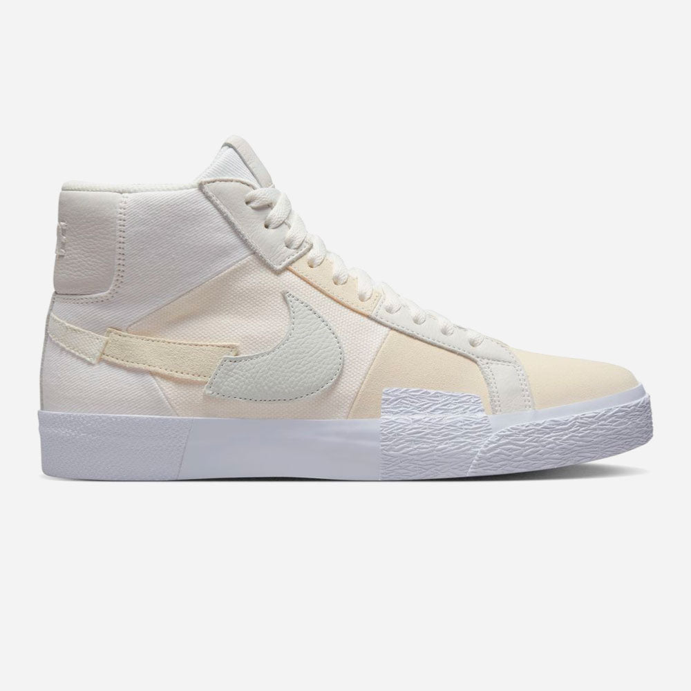 NIKE SB - ZOOM BLAZER MID PREMIUM "UNDYED" - WHITE-WHITE-WHITE-SUMMIT WHITE