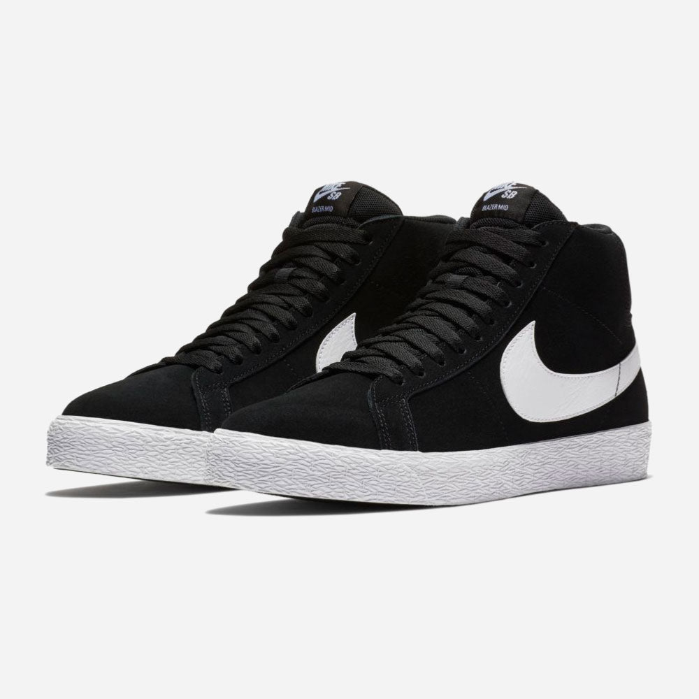 NIKE SB - BLAZER MID - Black - White