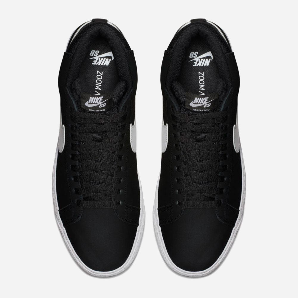 NIKE SB - BLAZER MID - Black - White