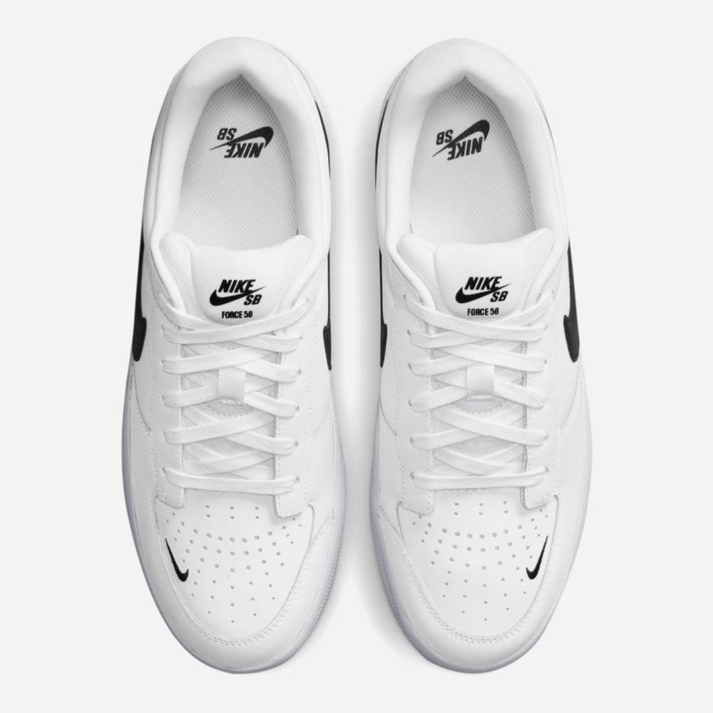 Nike SB - Force 58 Premium L - White / Black - White - White
