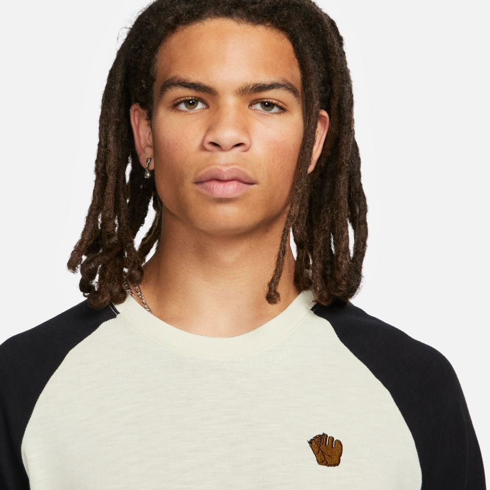 NIKE SB x MLB - BASEBALL "SF GIANTS" RAGLAN TEE - Coconut Milk - Black