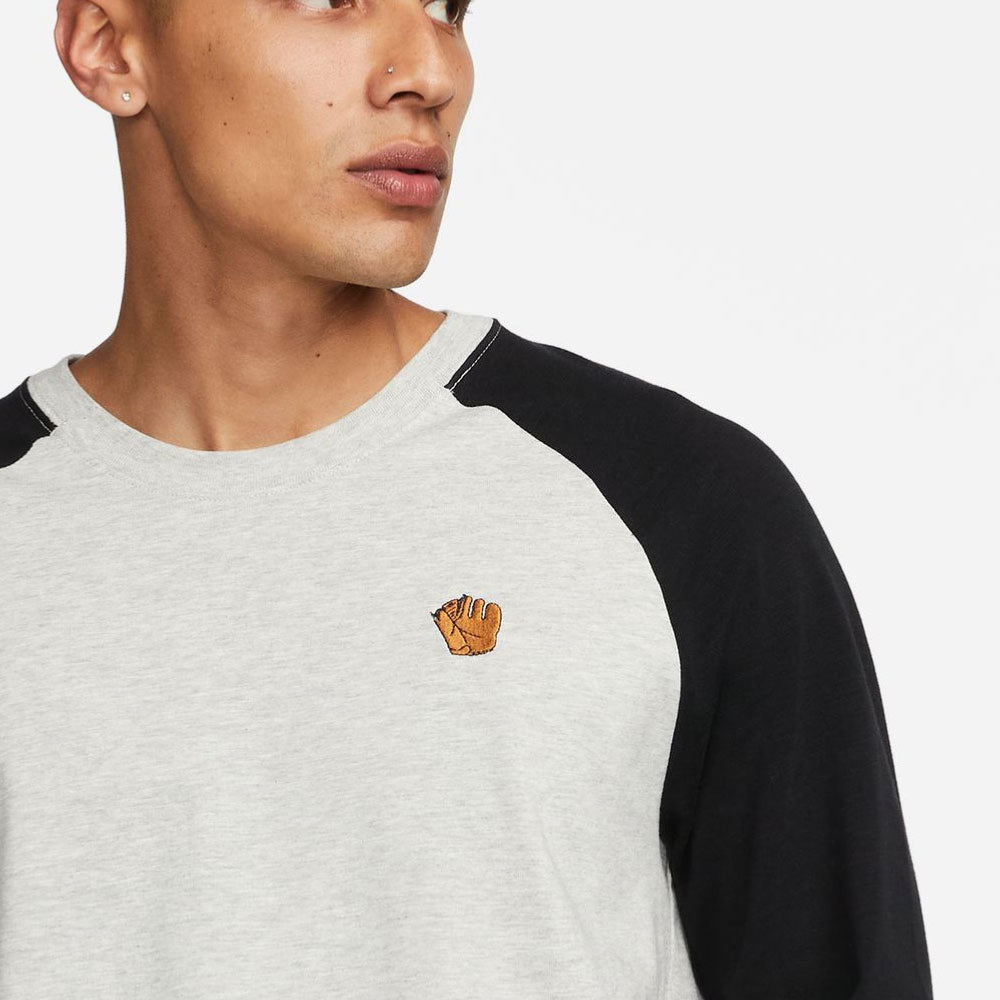 NIKE SB x MLB - BASEBALL "SF GIANTS" RAGLAN TEE - Grey Heather - Black