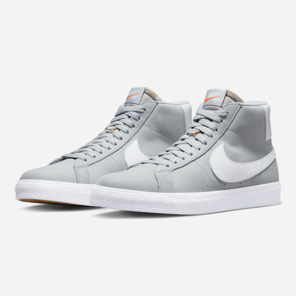 NIKE SB - ZOOM BLAZER MID ISO - Wolf Grey - White - Wolf Grey