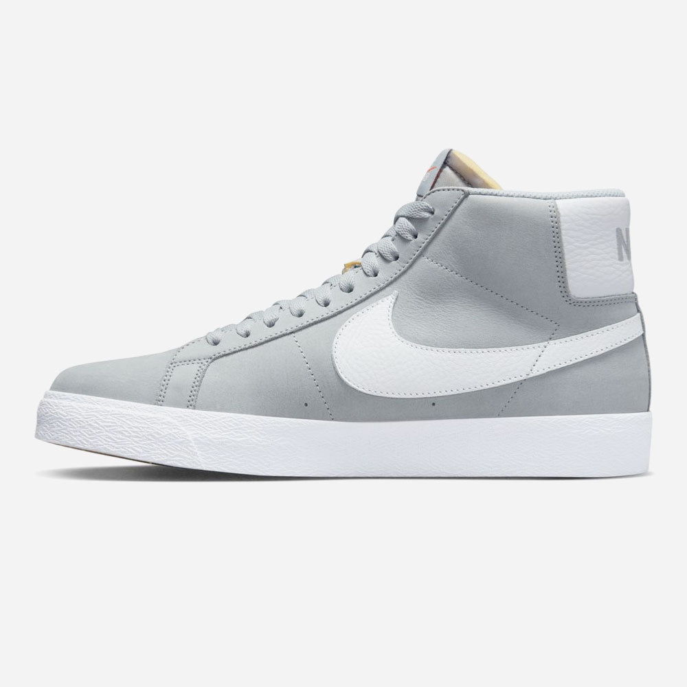 NIKE SB - ZOOM BLAZER MID ISO - Wolf Grey - White - Wolf Grey
