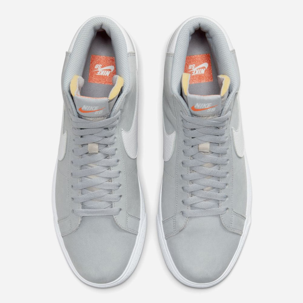 NIKE SB - ZOOM BLAZER MID ISO - Wolf Grey - White - Wolf Grey