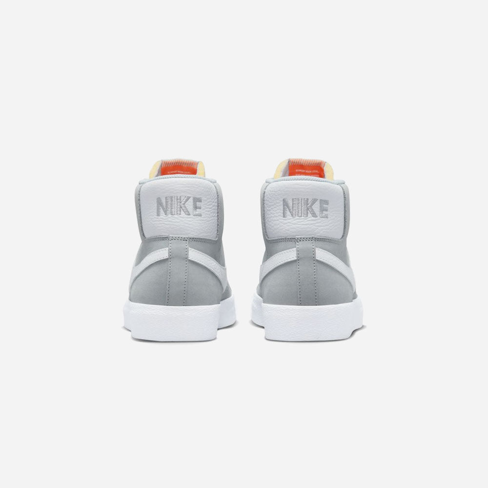 NIKE SB - ZOOM BLAZER MID ISO - Wolf Grey - White - Wolf Grey
