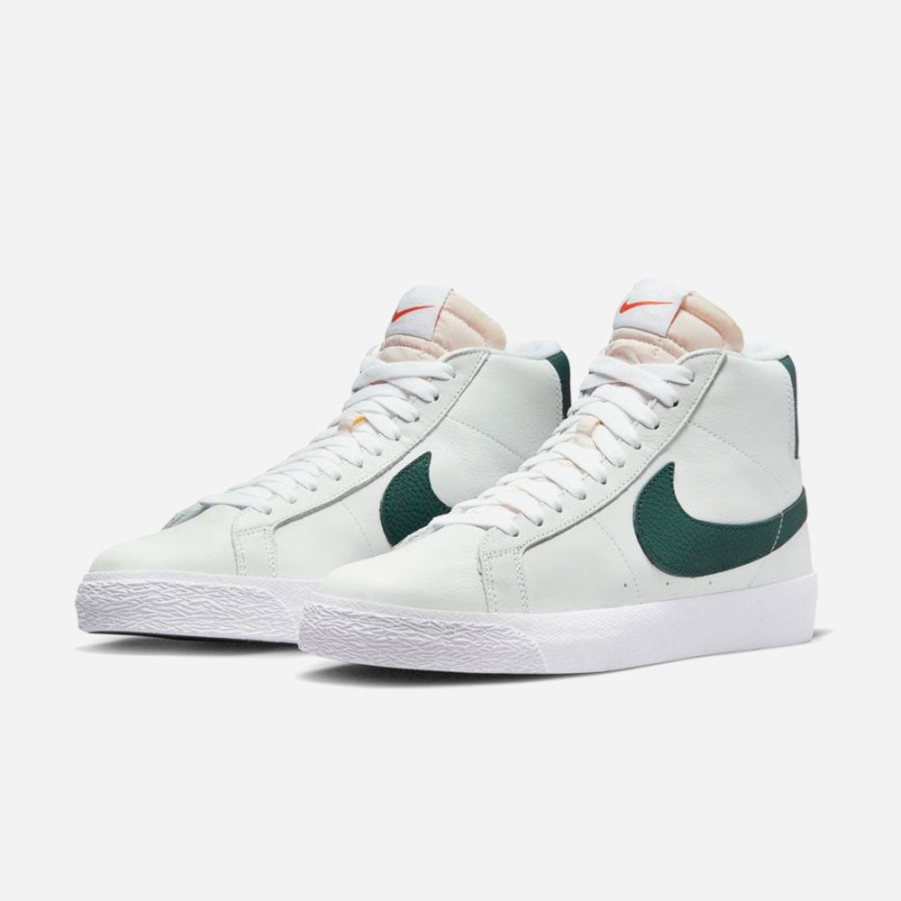 NIKE SB - ZOOM BLAZER MID ISO ORANGE LABEL - WHITE PRO GREEN WHITE PRO GREEN