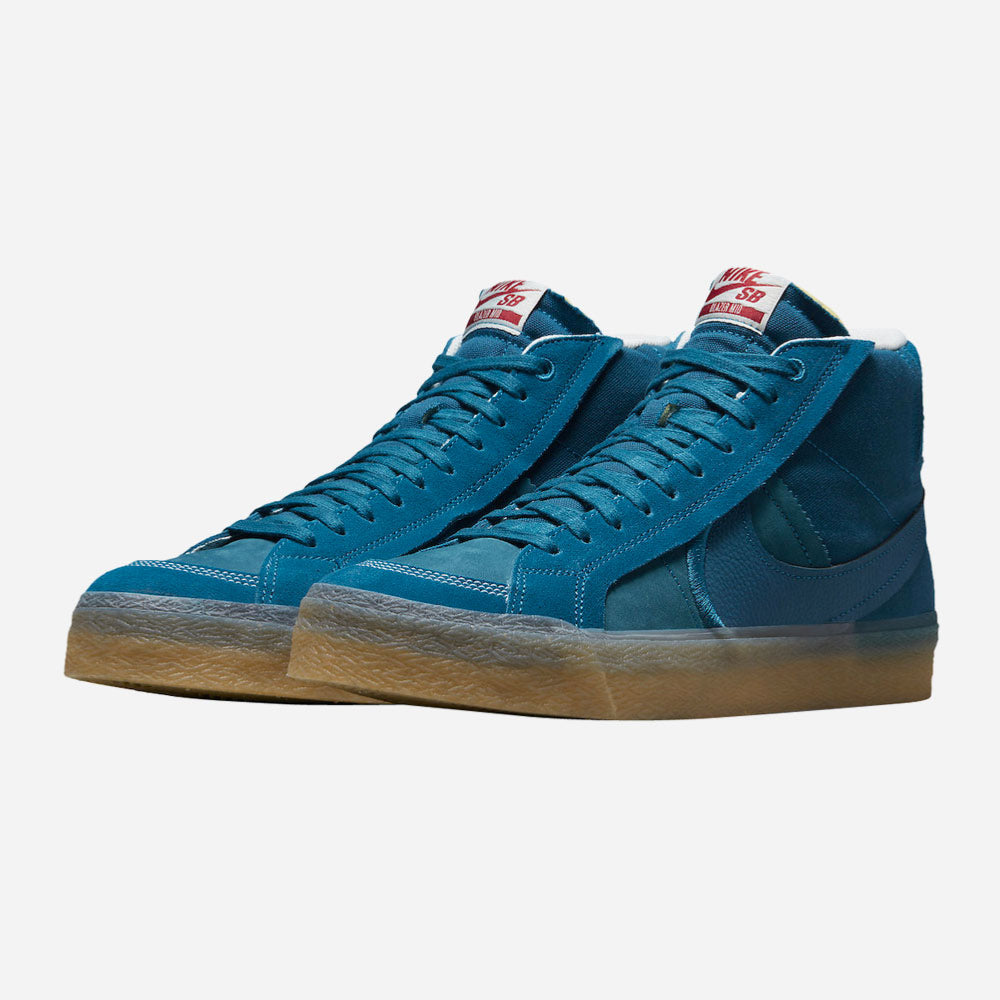 NIKE SB - BLAZER MID PREMIUM PLUS - GREEN ABYSS GREEN ABYSS PHANTOM