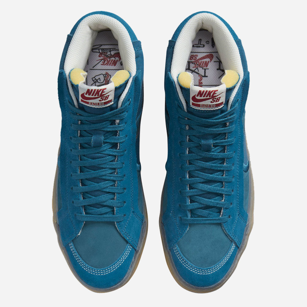 NIKE SB - BLAZER MID PREMIUM PLUS - GREEN ABYSS GREEN ABYSS PHANTOM