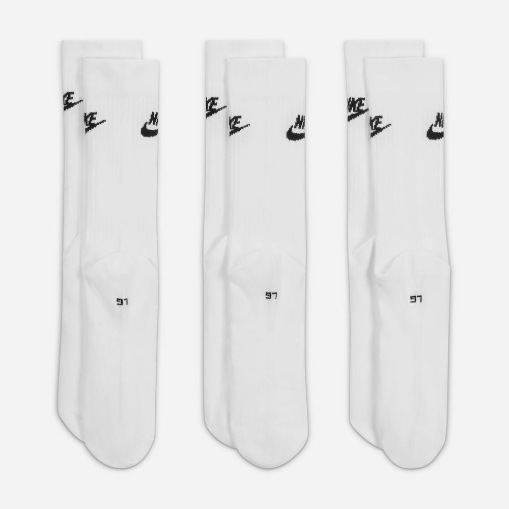 Nike - Everyday Essential 3 Pack Socks - White / Black