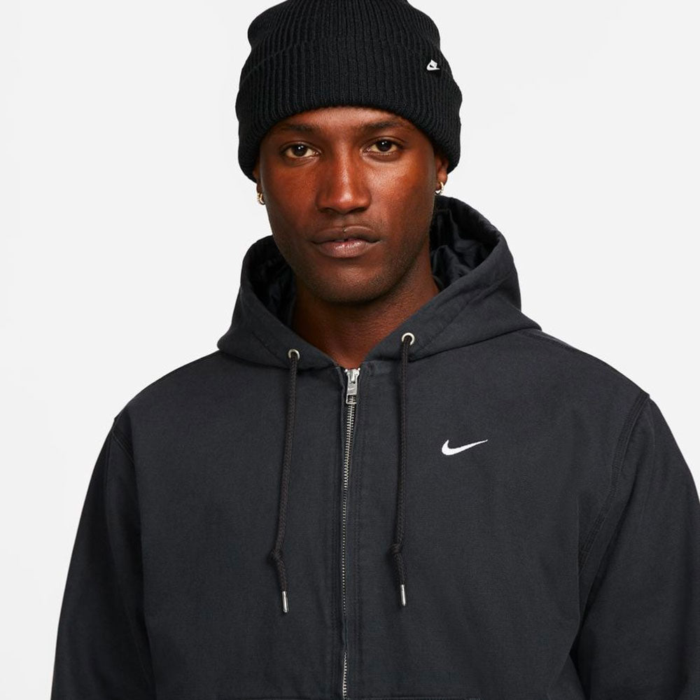 NIKE SB PADDED HOOD JACKET - OFF BLACK