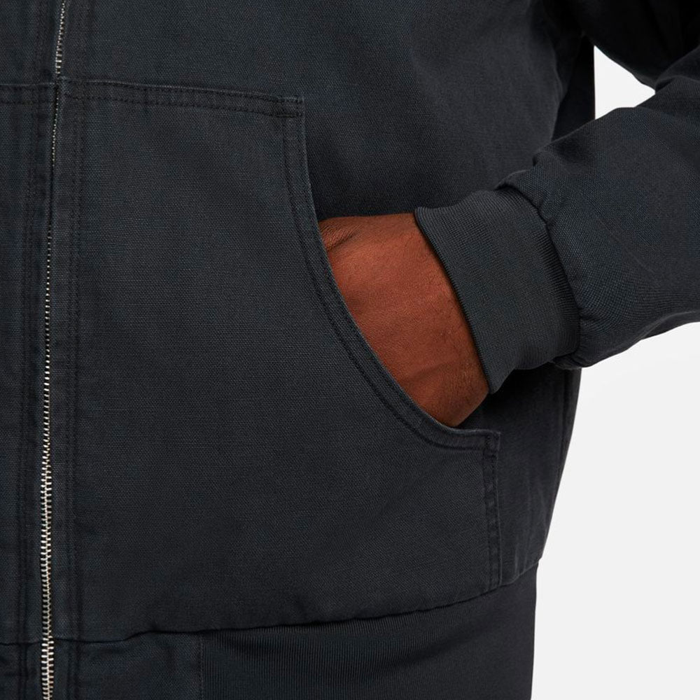 NIKE SB PADDED HOOD JACKET - OFF BLACK