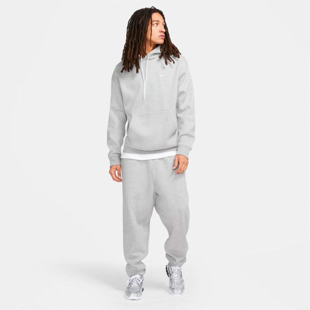NIKE - SOLO SWOOSH HOODIE - Dark Grey heather