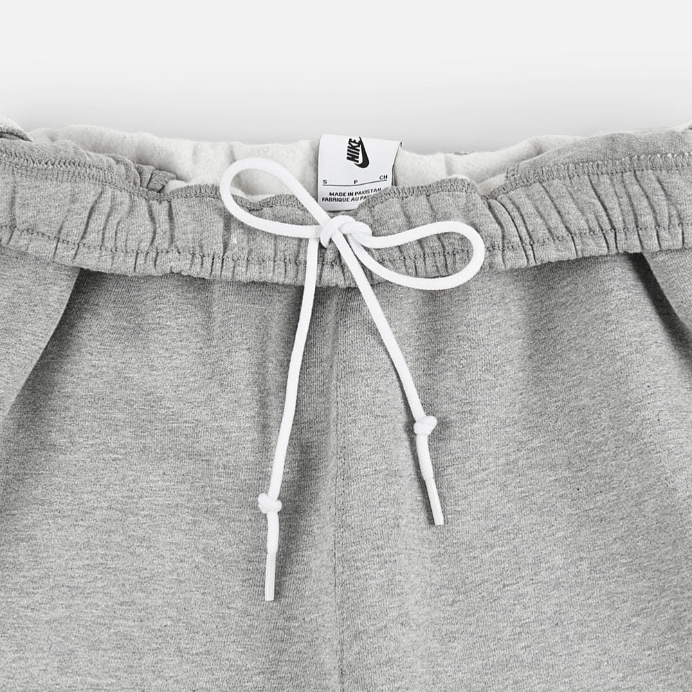 NIKE - SOLO SWOOSH FLEECE PANT - Dark grey Heather White