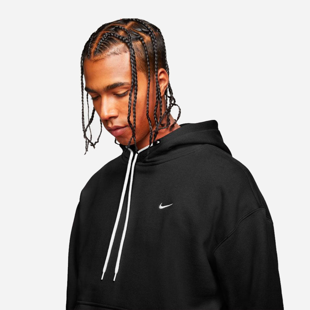 NIKE SB - SOLO SWOOSH HOODIE - Black White