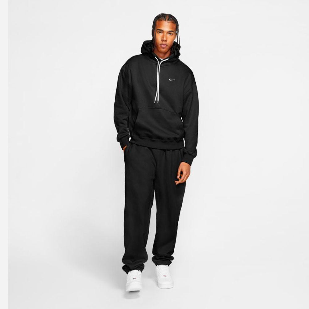 NIKE SB - SOLO SWOOSH HOODIE - Black White
