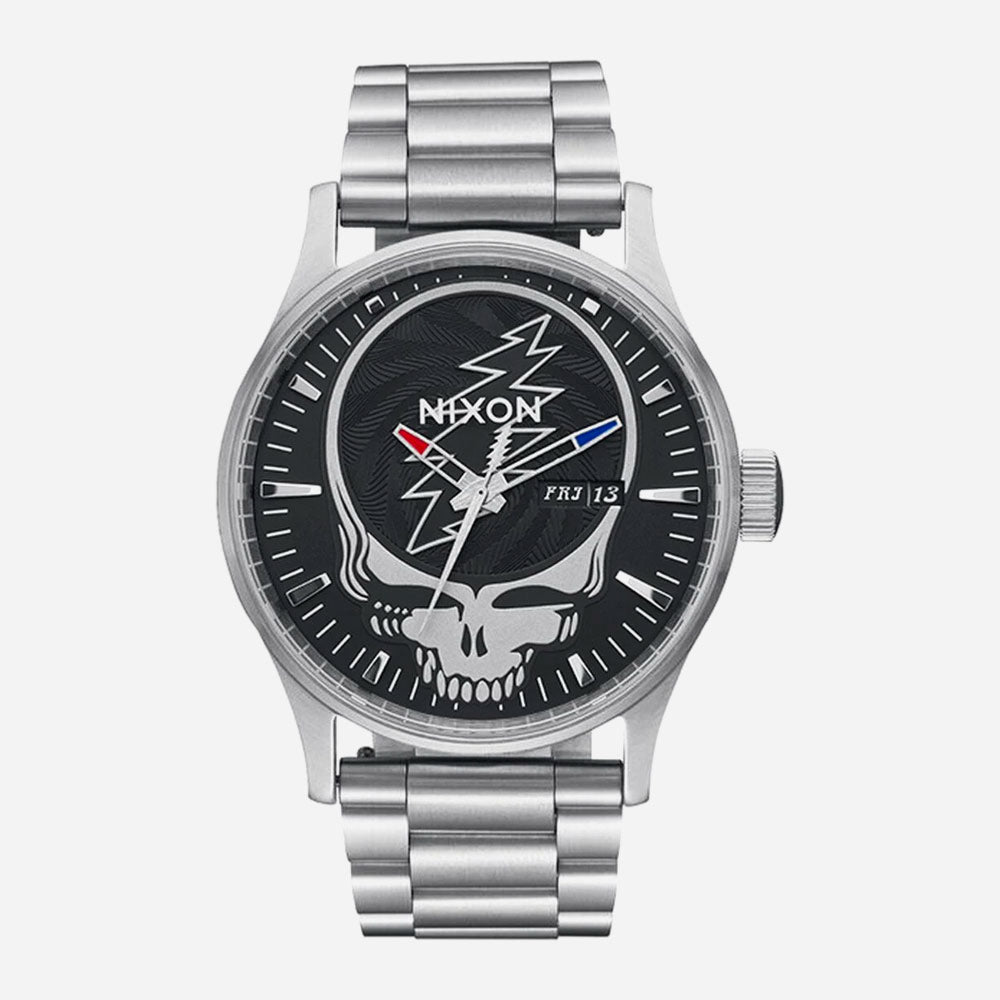 NIXON - GRATEFUL DEAD SENTRY ACIER - Black Silver