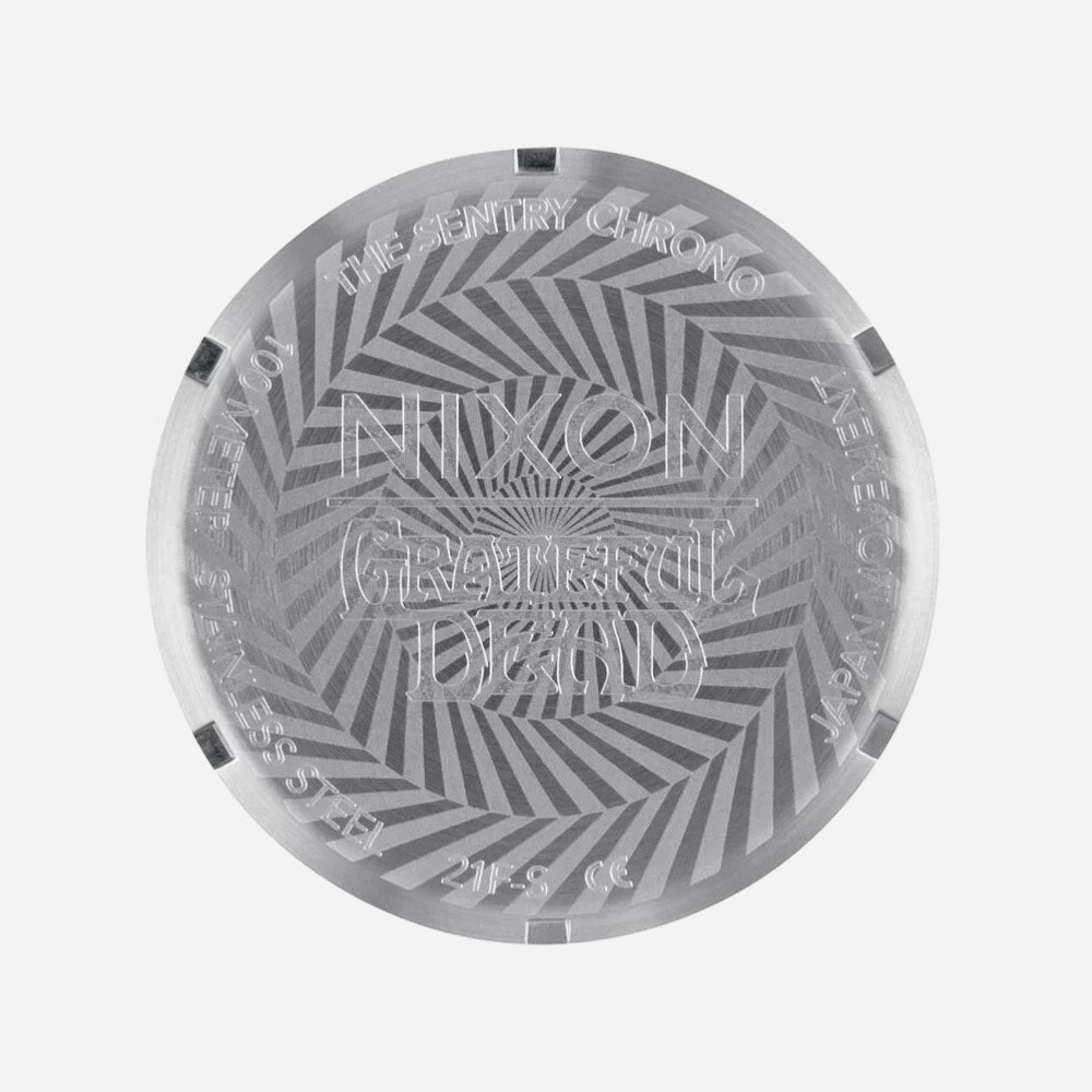 NIXON - GRATEFUL DEAD SENTRY ACIER - Black Silver