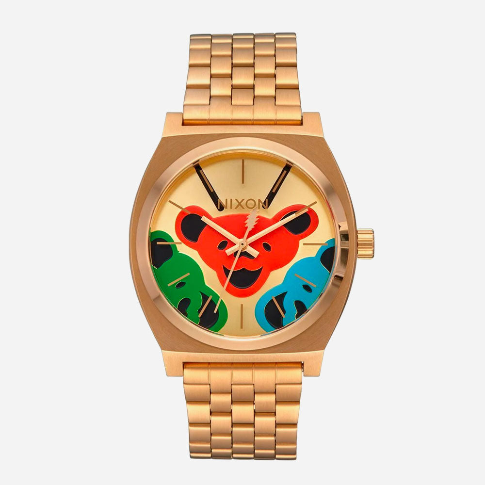 NIXON - GRATEFUL DEAD TIME TELLER - All Gold - Bear Faces