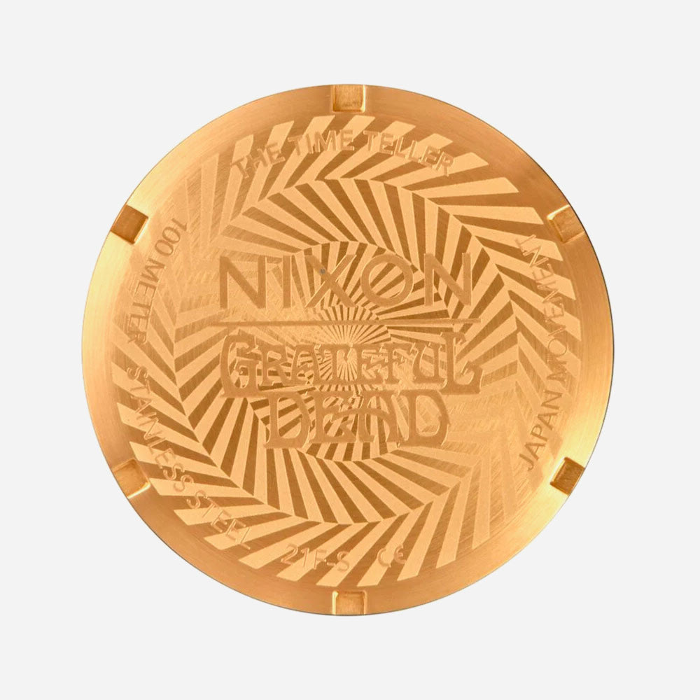 NIXON - GRATEFUL DEAD TIME TELLER - All Gold - Bear Faces