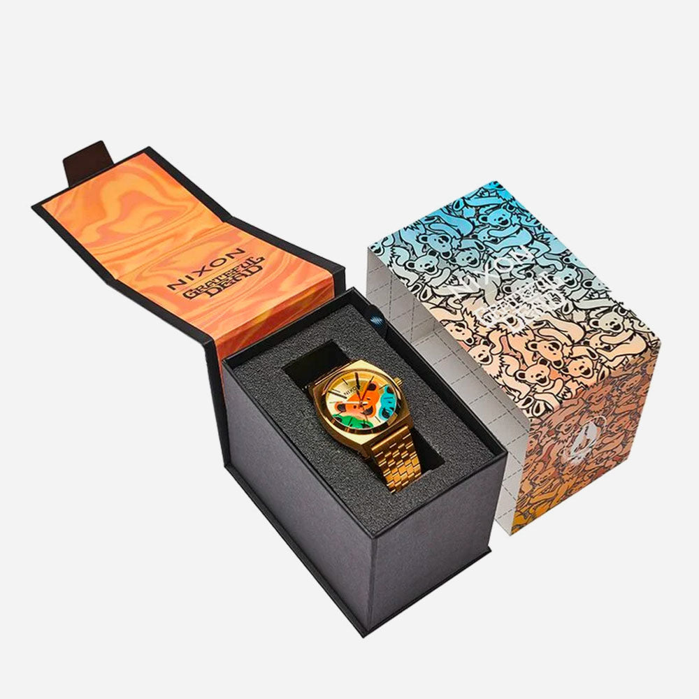 NIXON - GRATEFUL DEAD TIME TELLER - All Gold - Bear Faces