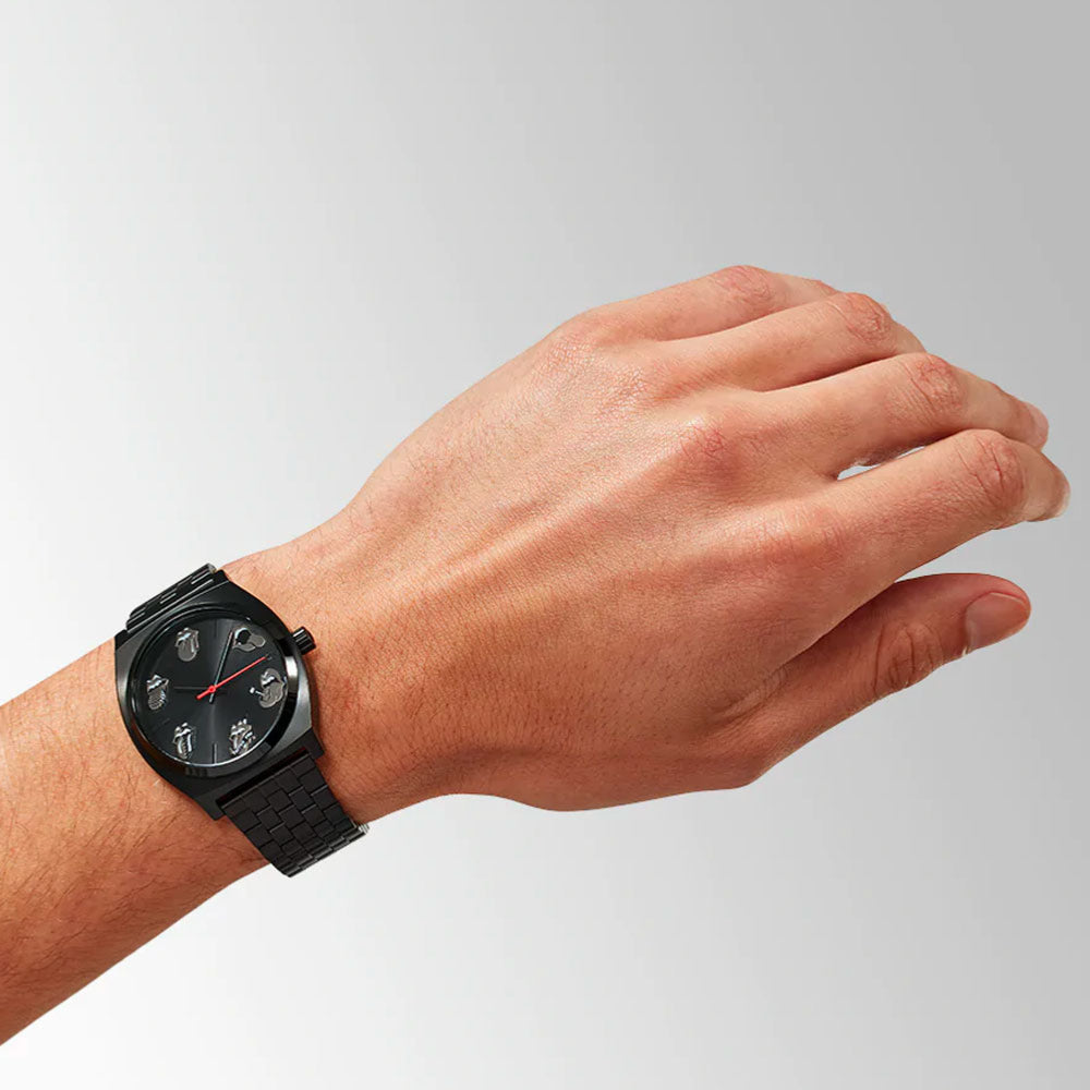 NIXON - ROLLING STONES TIME TELLER - ALL BLACK