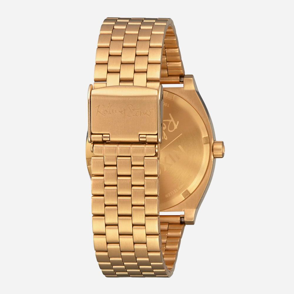 NIXON - ROLLING STONES TIME TELLER - GOLD-GOLD