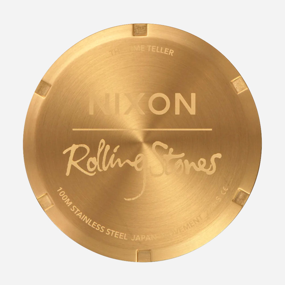 NIXON - ROLLING STONES TIME TELLER - GOLD-GOLD