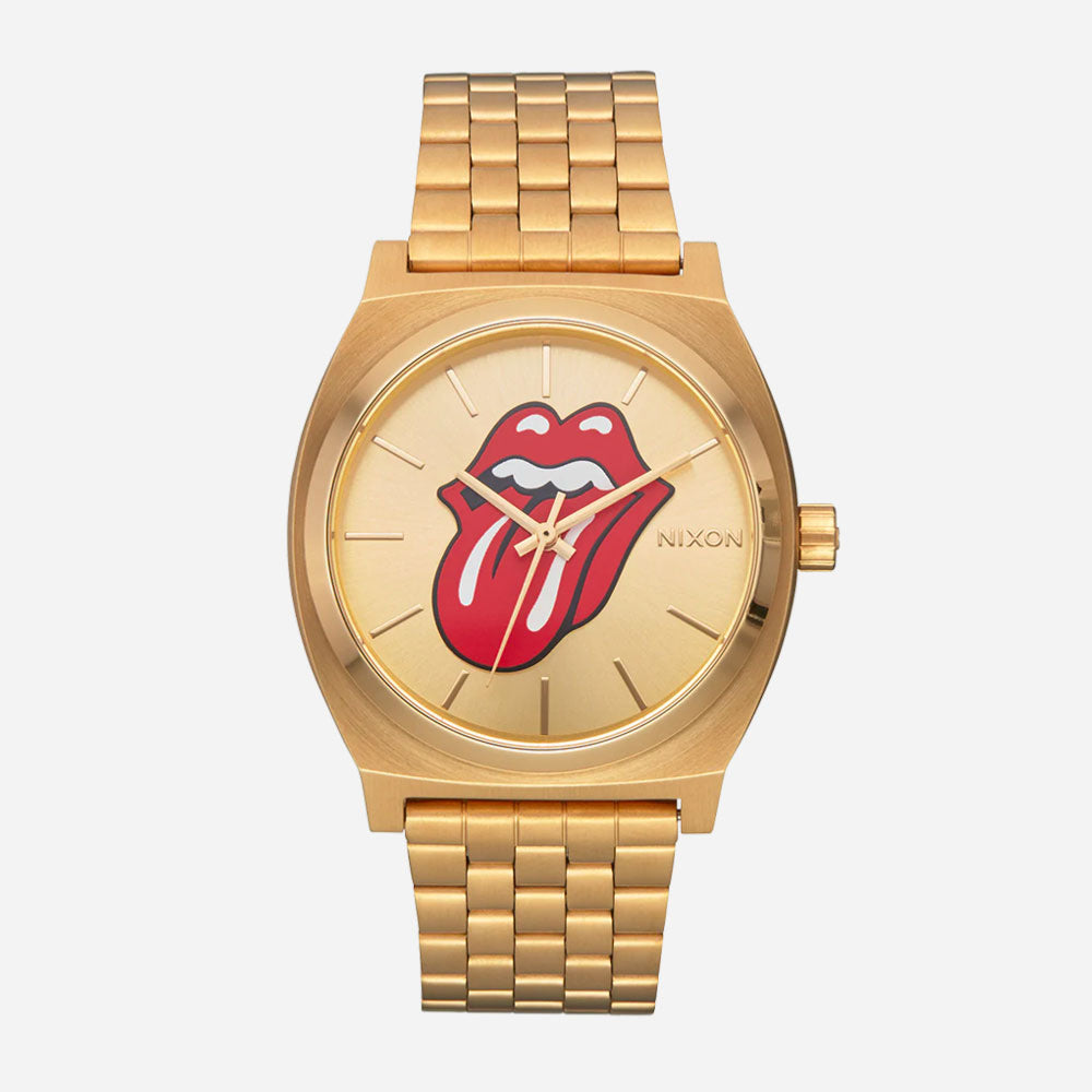 NIXON - ROLLING STONES TIME TELLER - GOLD-GOLD