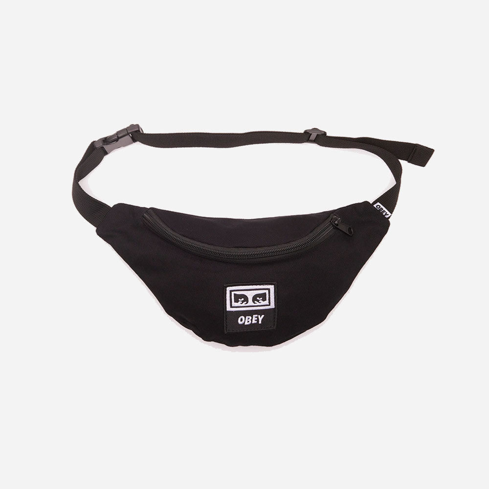 OBEY WASTED HIP BAG BLACK