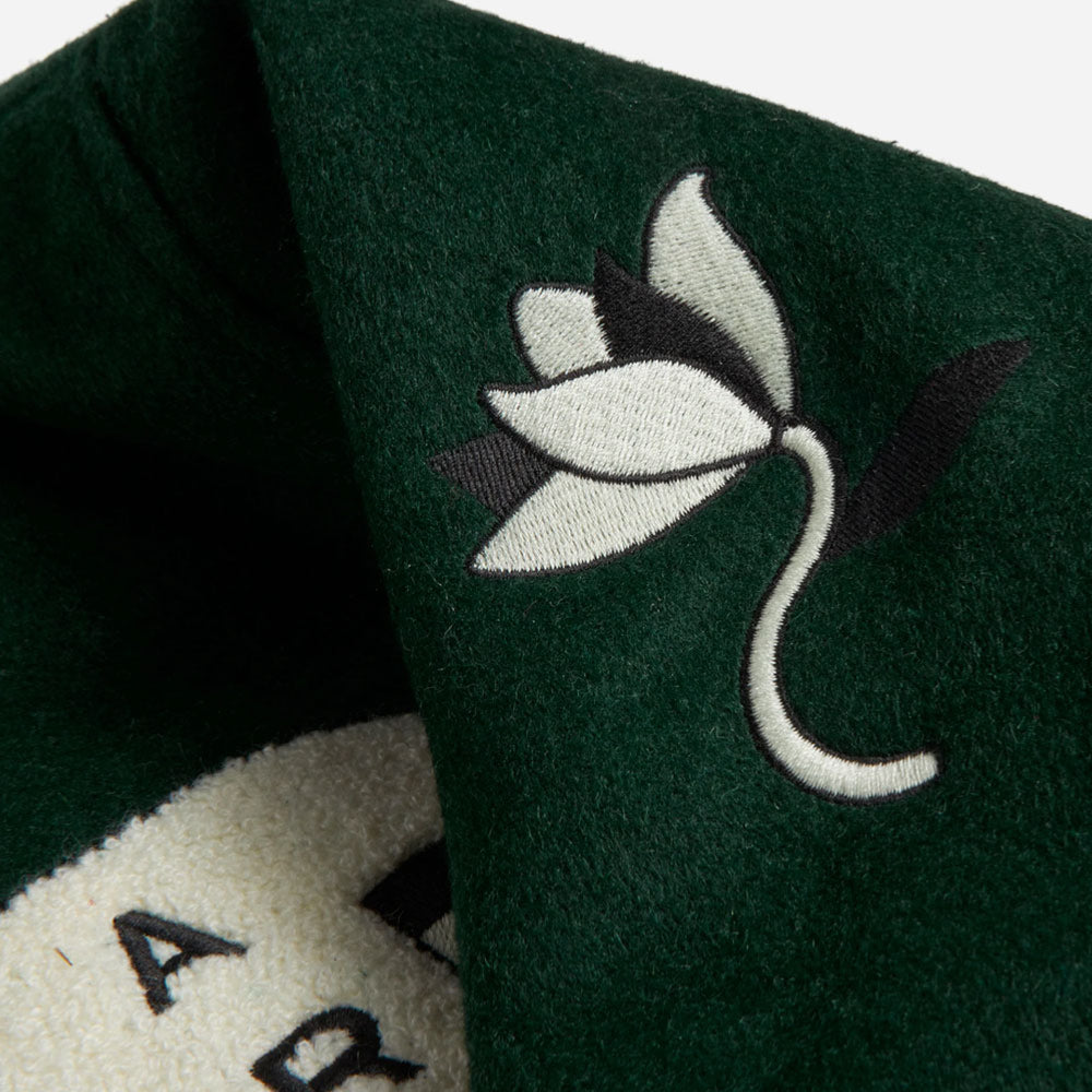 PARRA - CLOUDY STAR VARSITY JACKET - Pine green