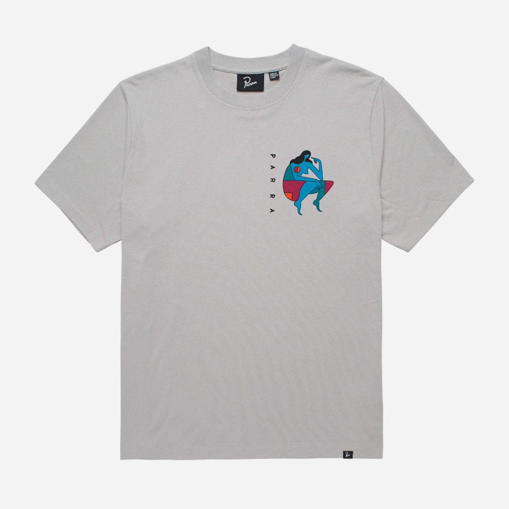 PARRA - DOWN UNDER TEE - Alloy Grey