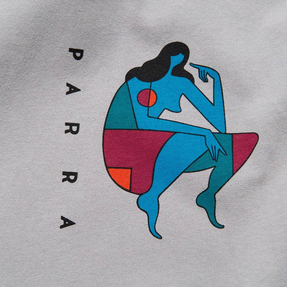 PARRA - DOWN UNDER TEE - Alloy Grey