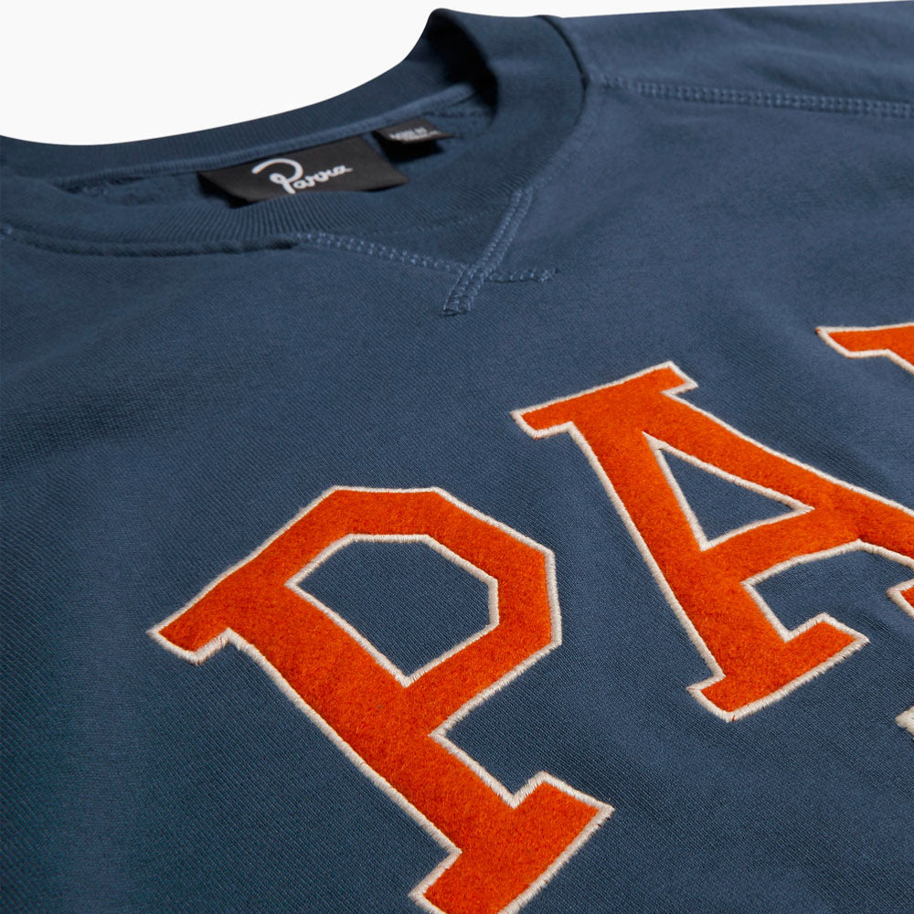 PARRA - EDUCATIONAL CREW NECK SWEATSHIRT - BLUE