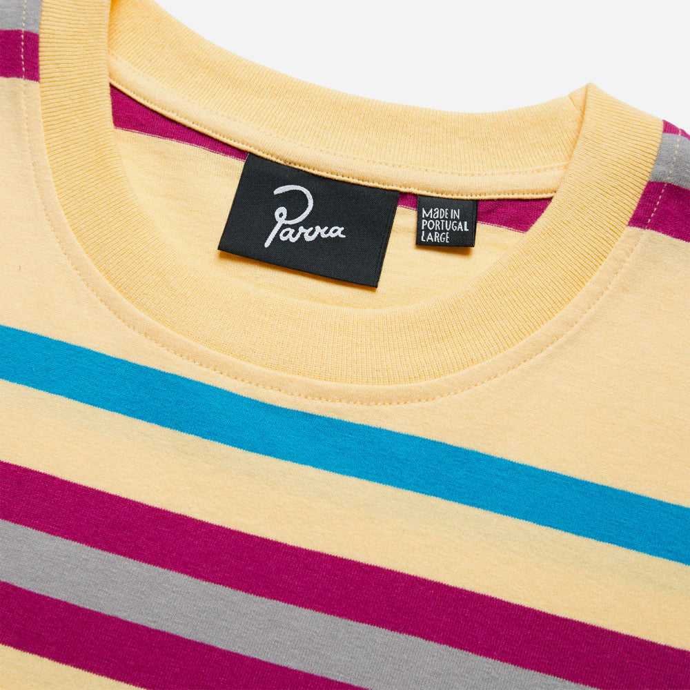 PARRA - STRIPEYS TEE - Cream