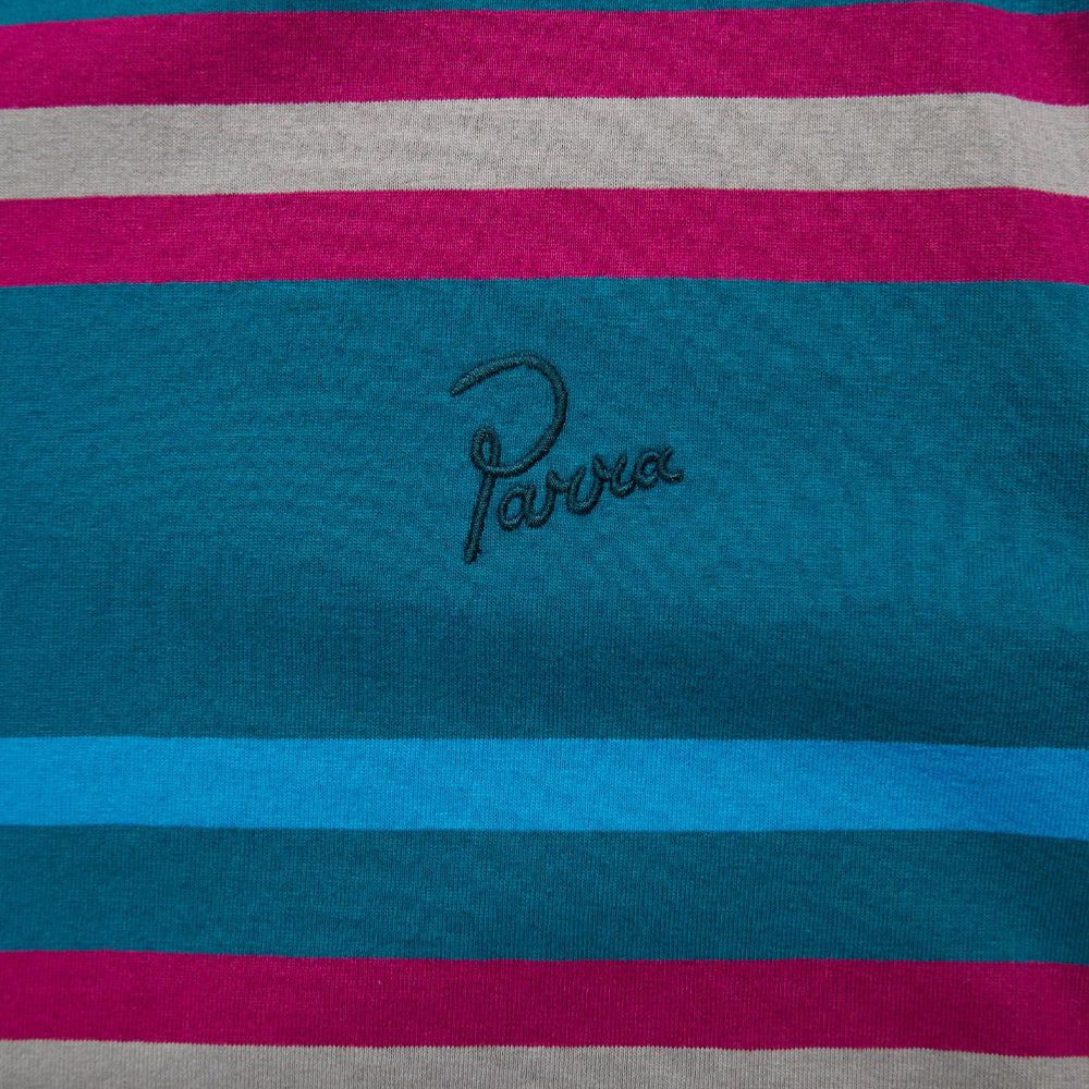 PARRA - STRIPEYS TEE - Teal