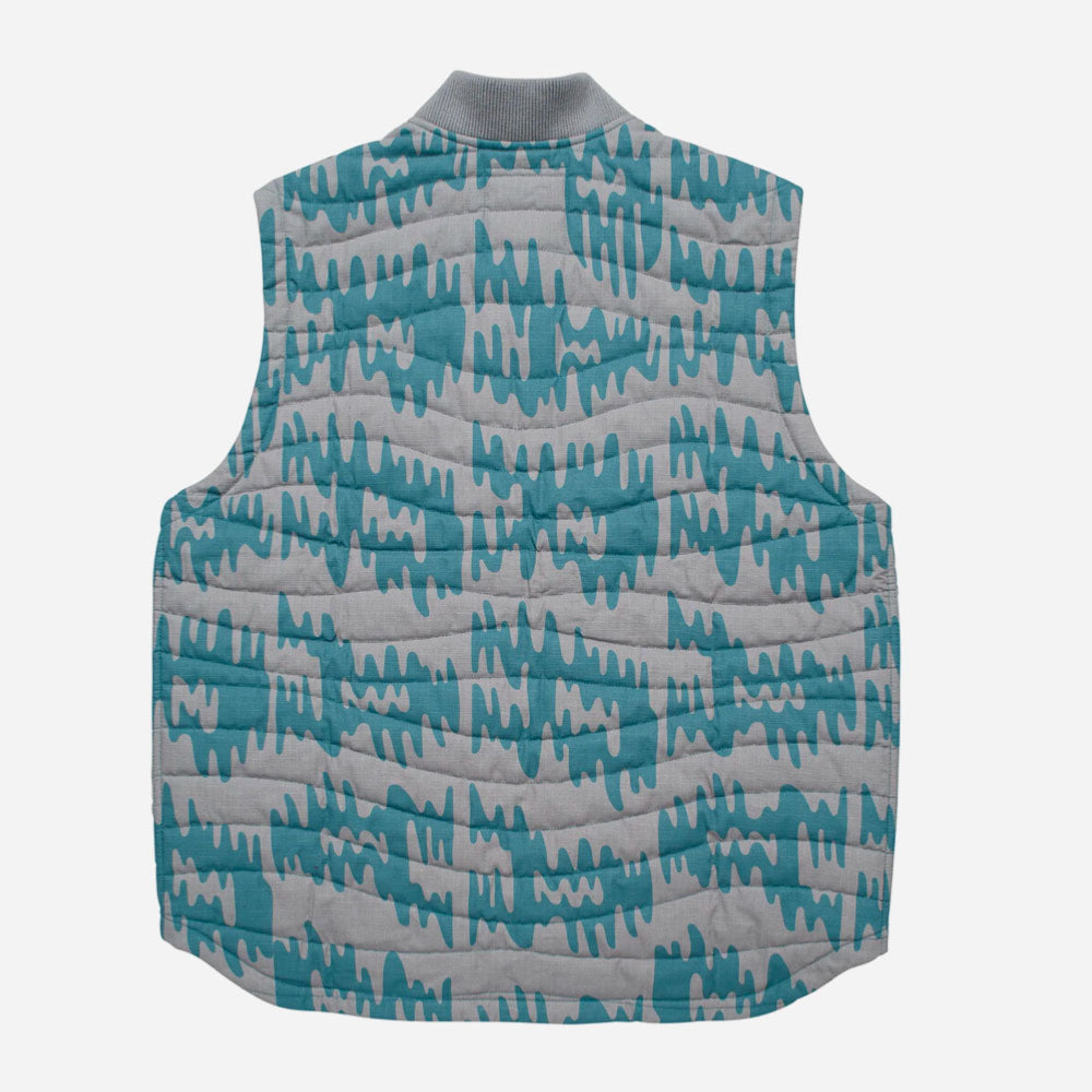 PARRA - TREMOR PATTERN VEST - Alloy Grey