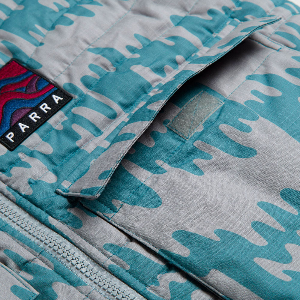 PARRA - TREMOR PATTERN VEST - Alloy Grey