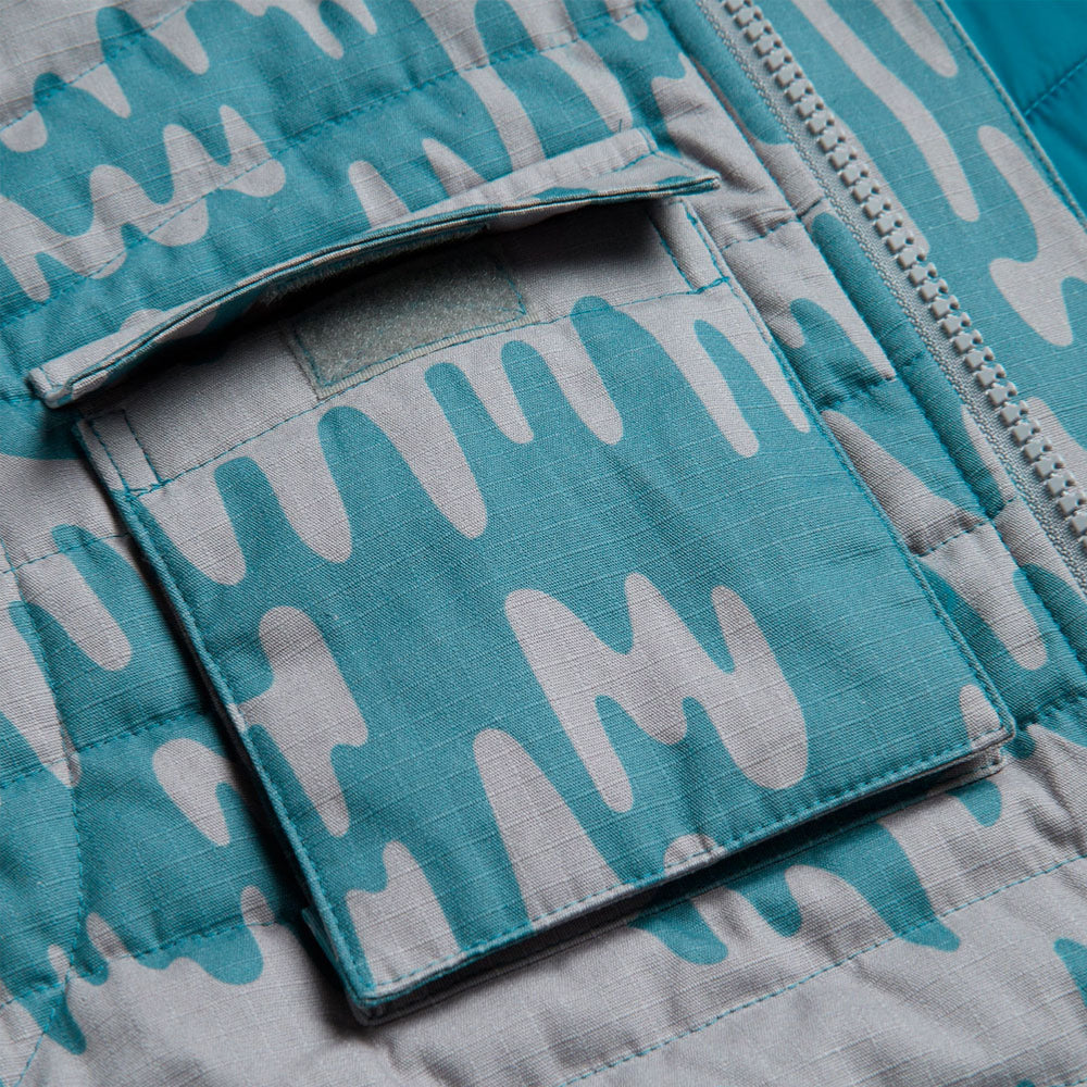 PARRA - TREMOR PATTERN VEST - Alloy Grey